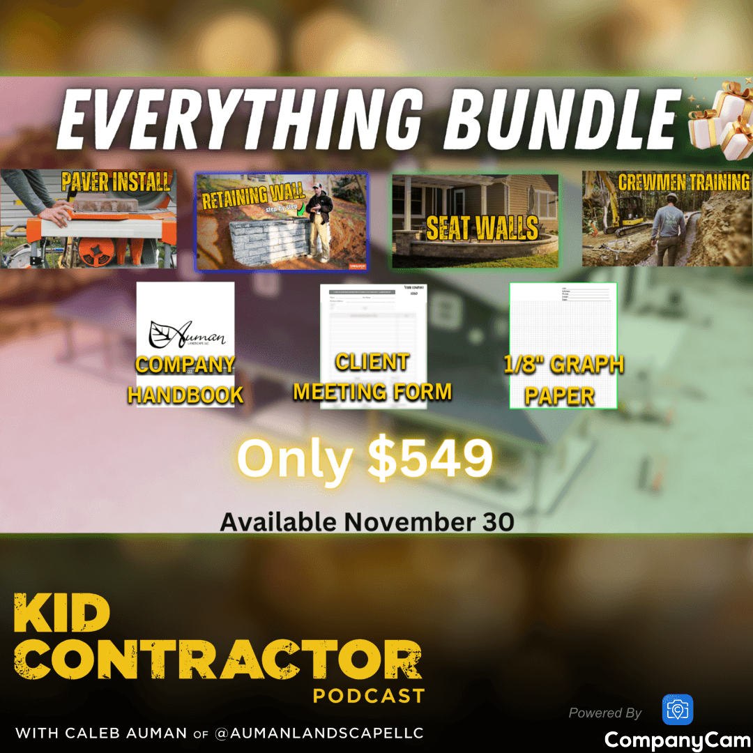 Ep 557. Gratitude for the Good and the Bad - Kid Contractor Podcast with Caleb Auman cover