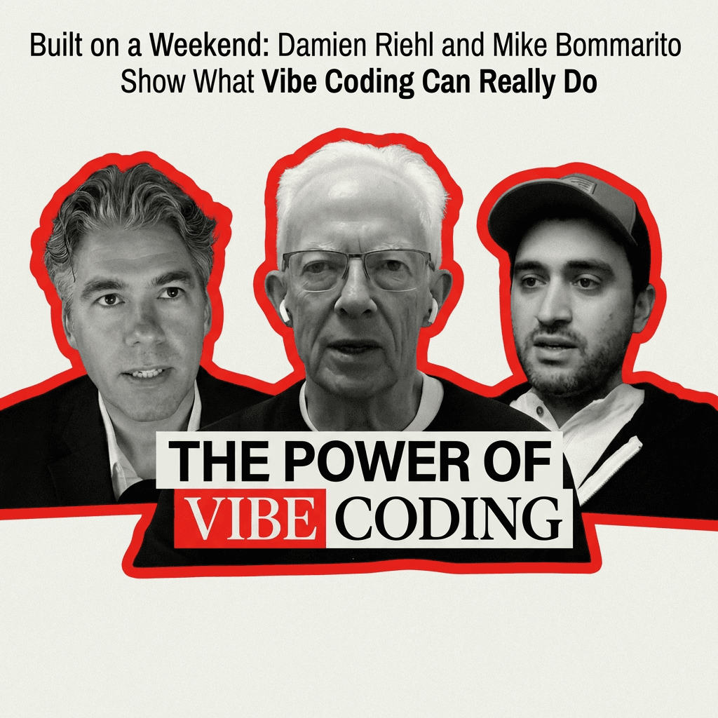 Built on a Weekend: Damien Riehl and Mike Bommarito Show What Vibe Coding Can Really Do - LawNext cover