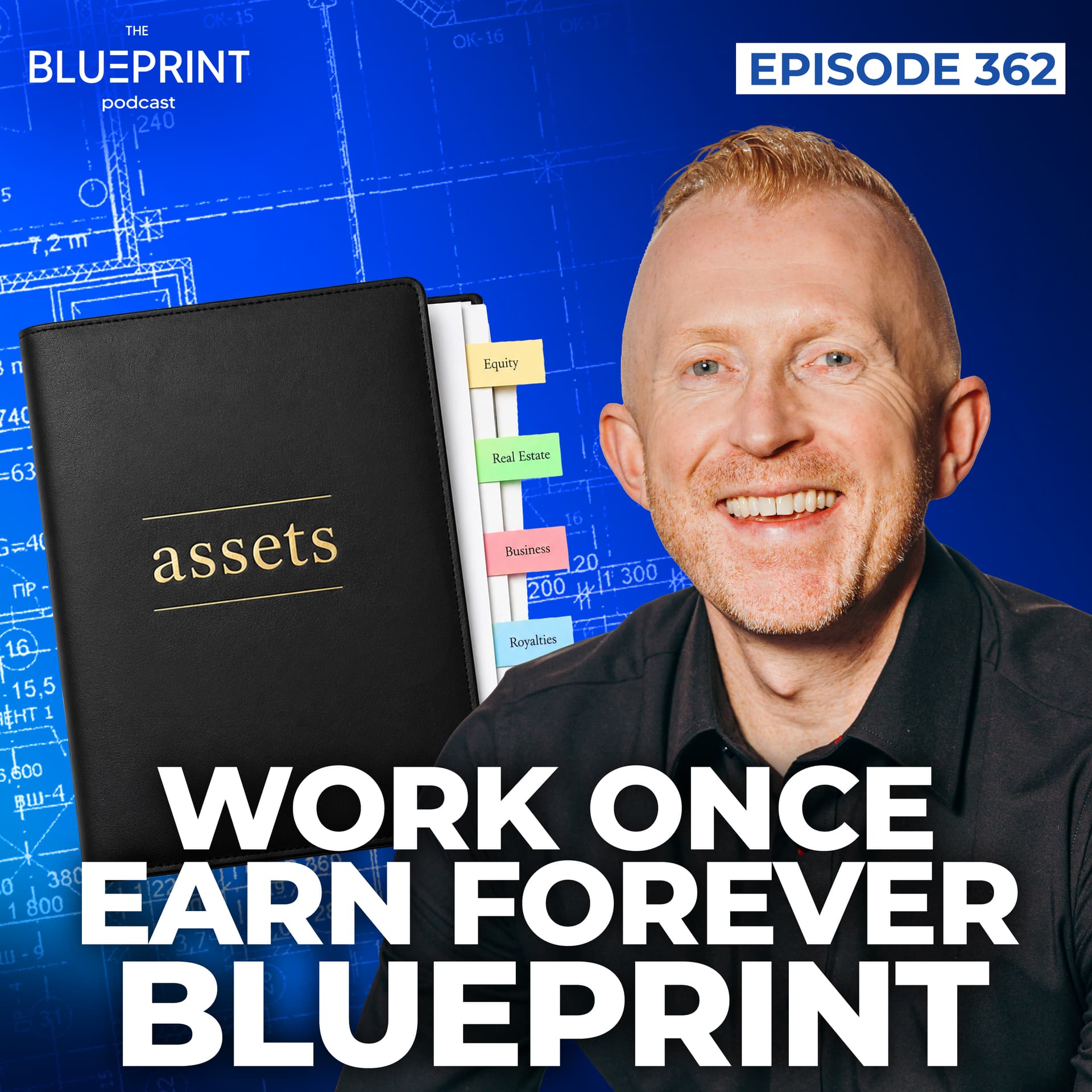 362 - WORK ONCE, EARN FOREVER BLUEPRINT — The Blueprint Podcast cover