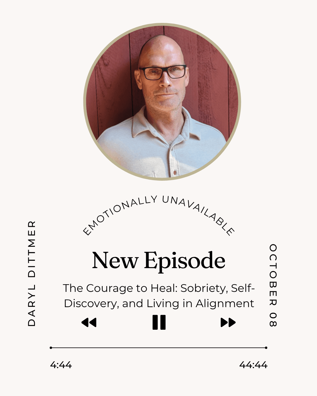 The Courage to Heal: Sobriety, Self-Discovery, and Living in Alignment - Emotionally Unavailable cover