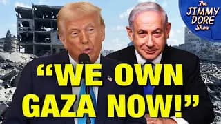 Trump BETRAYS MAGA & “America First” Over Gaza! - The Jimmy Dore Show cover