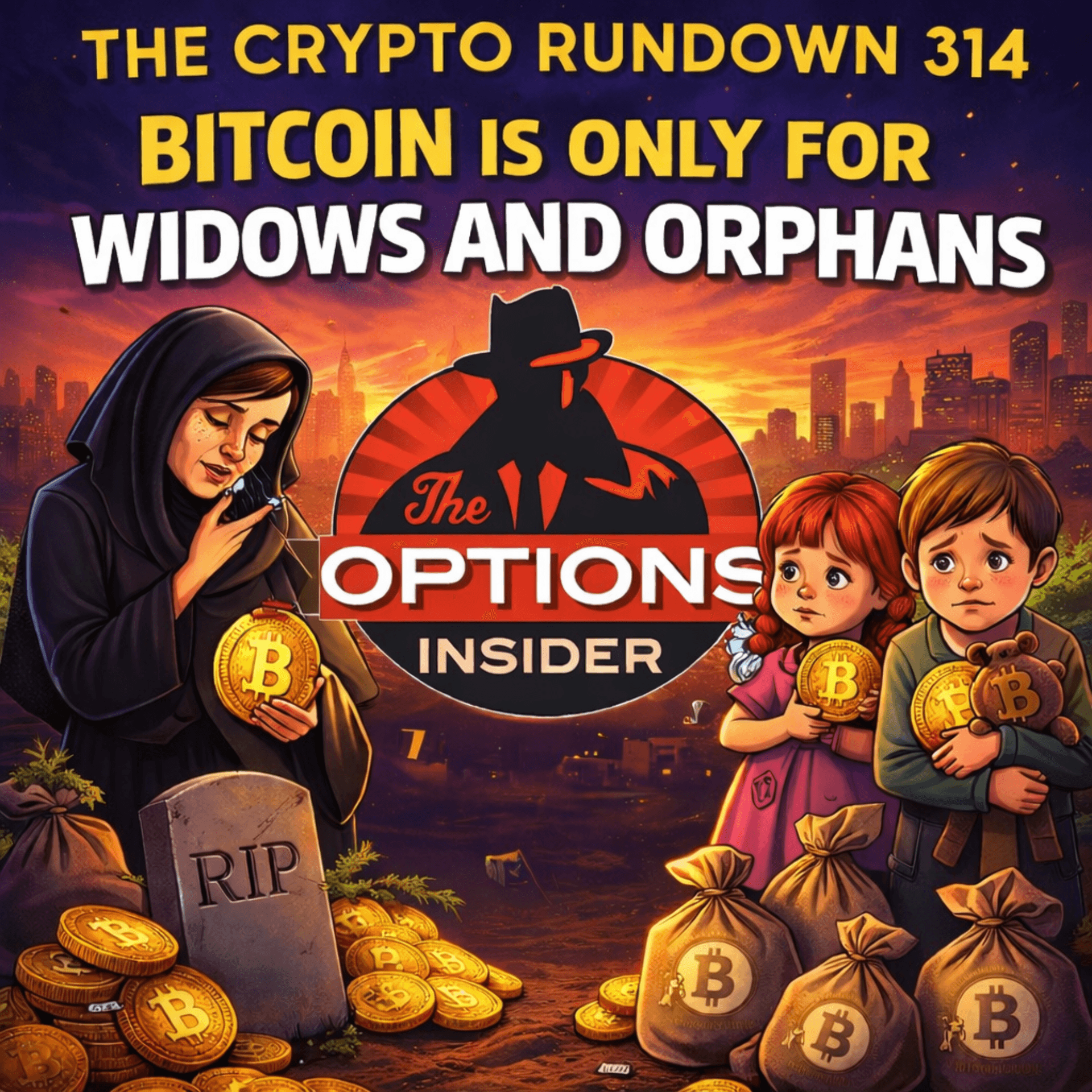 The Crypto Rundown 314: Bitcoin is Only for Widows and Orphans - The Crypto Rundown cover