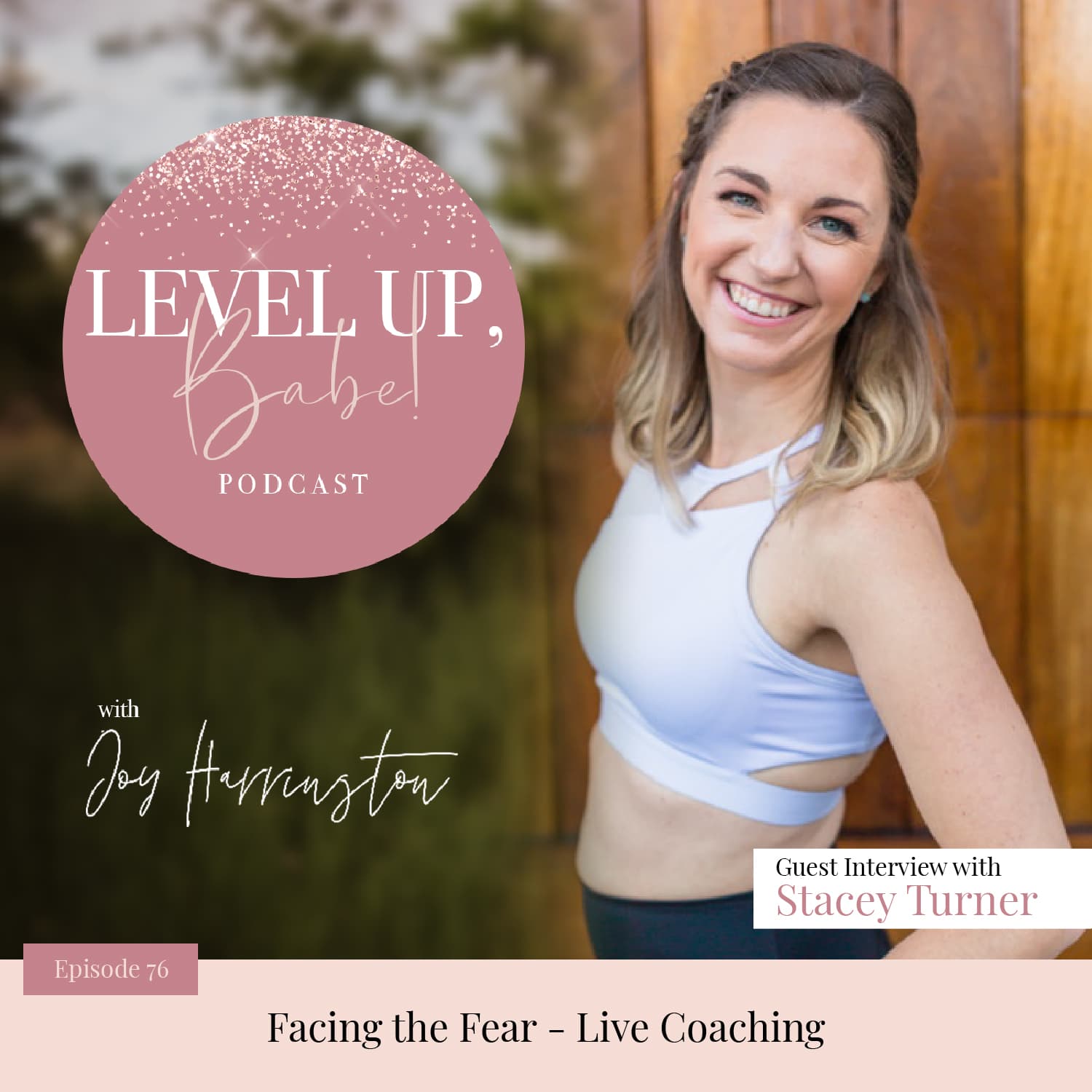 76. Facing the Fear - Live Coaching with Stacey Turner - Level Up Babe cover