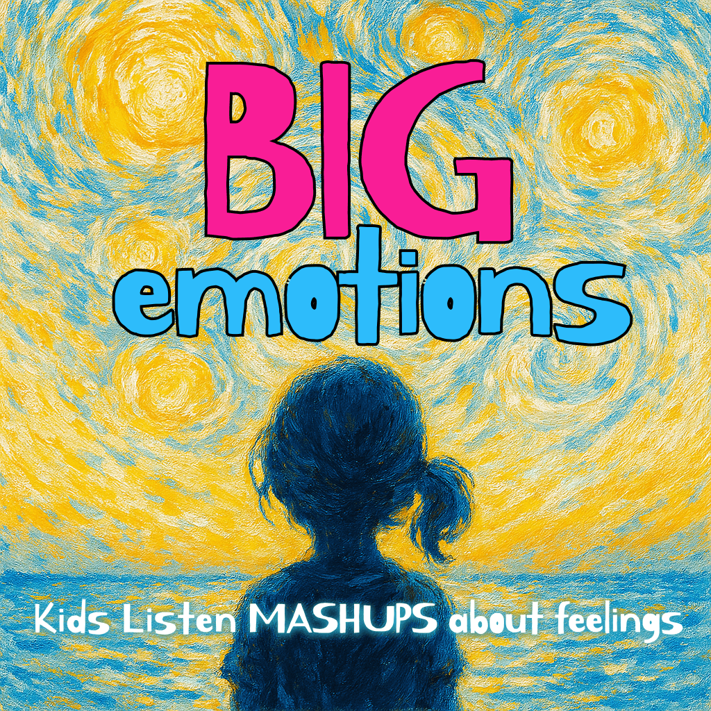 Peace Out Presents: Big Emotions: Kids Listen Mashups About Feelings - Jealousy & Openness 😒💛 - Peace Out Podcast cover