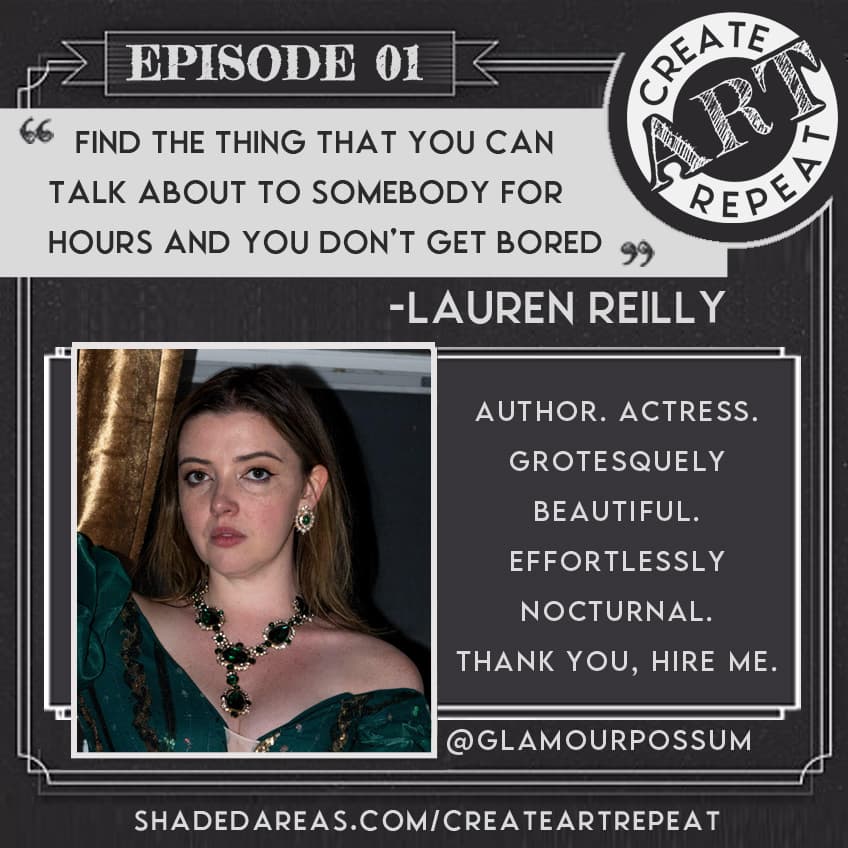 EP01 - From Actress to Author - Create - Art - Repeat cover