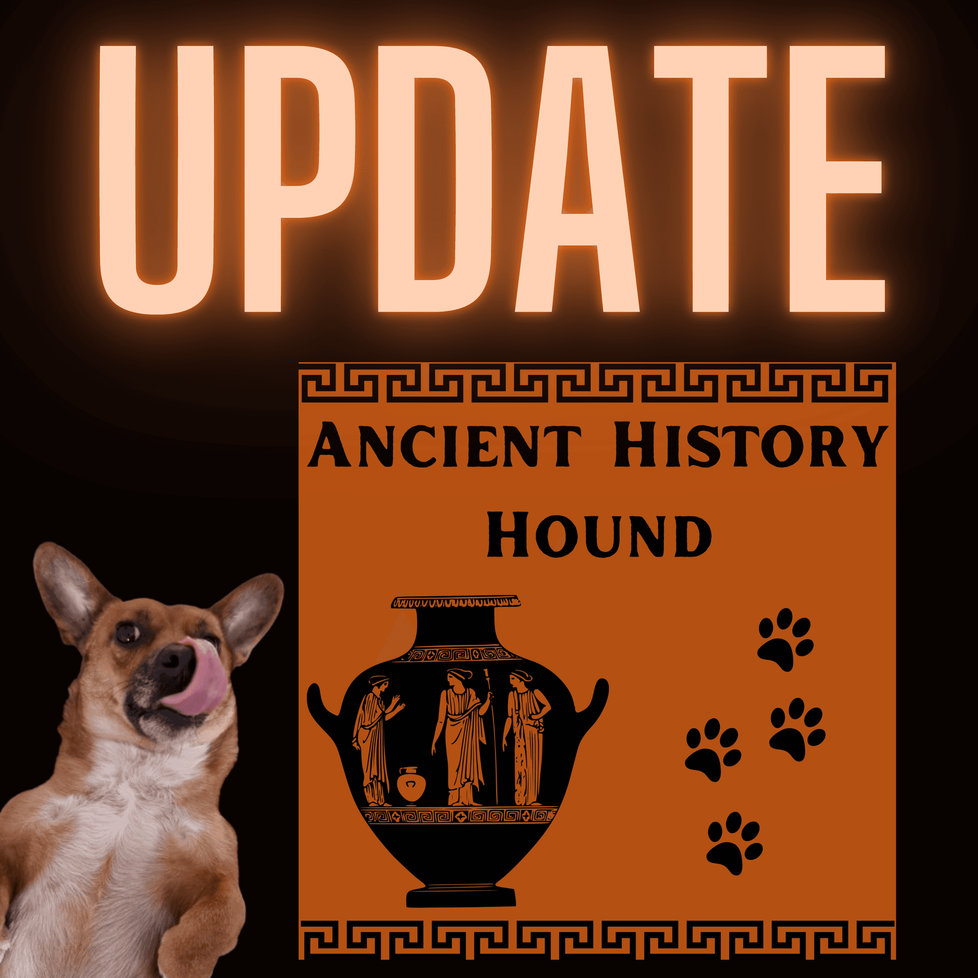 Podcast update! - Ancient History Hound cover