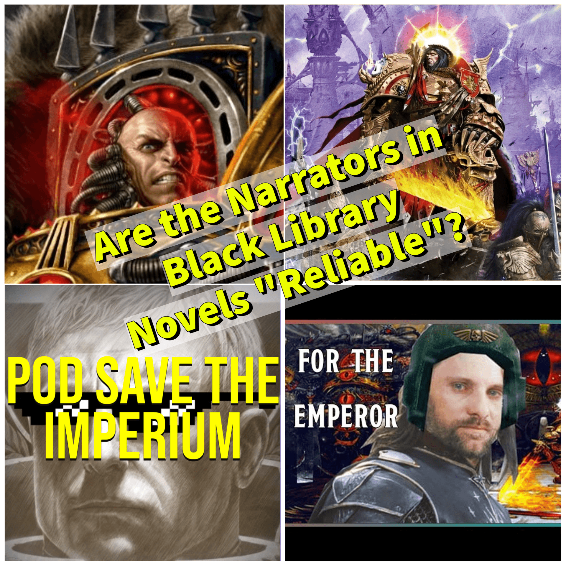 Are the narrators in Black Library novels "reliable"? - Pod Save the Imperium cover
