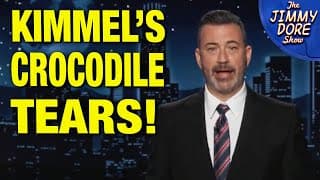 Jimmy Kimmel CRIES & LIES Nonstop In Non-Apology Monologue! - The Jimmy Dore Show cover