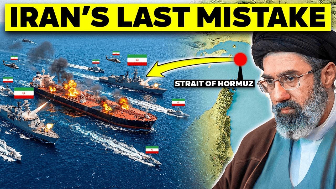 Iran Hit Strait of Hormuz — Then US Ships Crossed the Line Nobody Expected — Business Basics cover