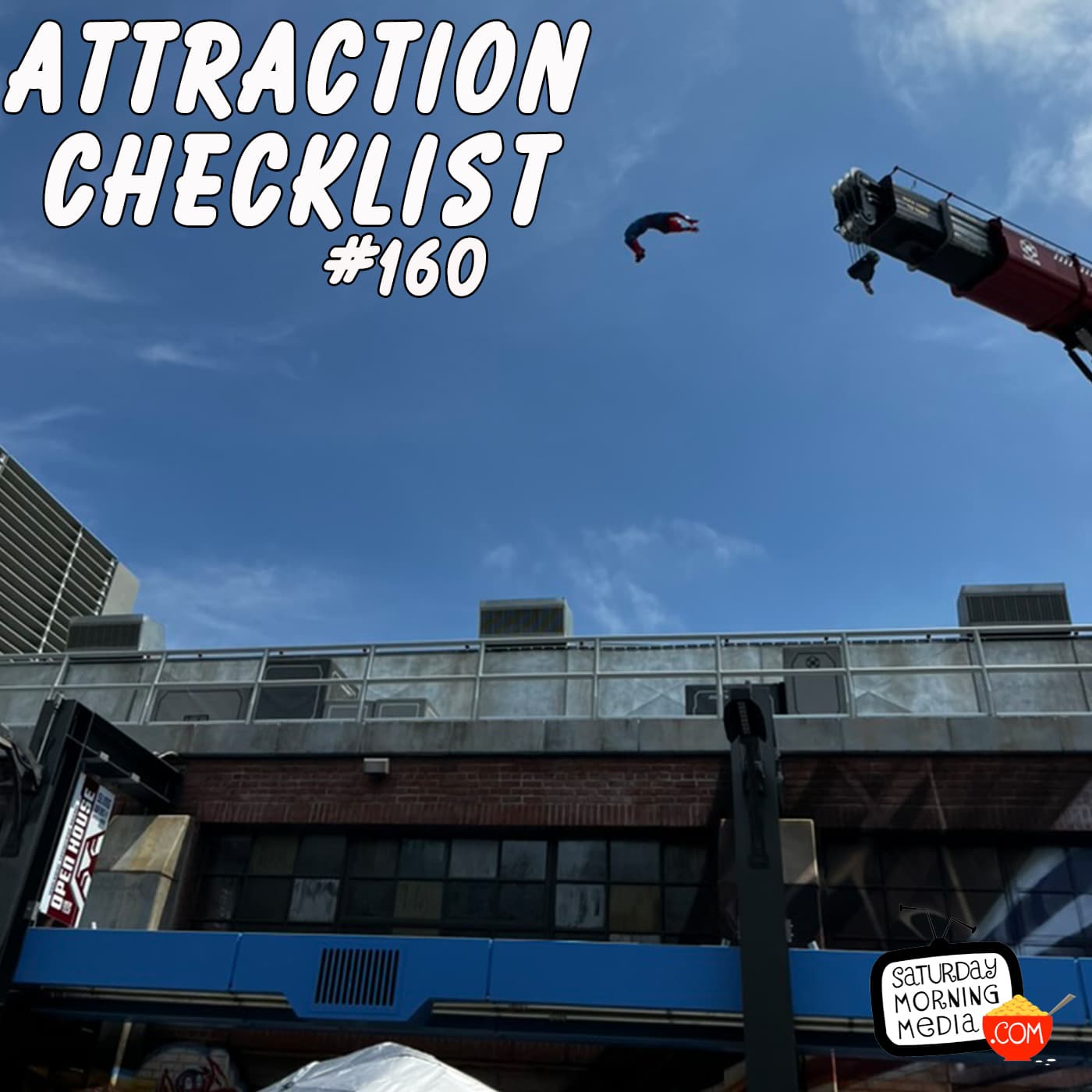 160 - The Amazing Spider-Man! - Disney California Adventure - Attraction Checklist cover