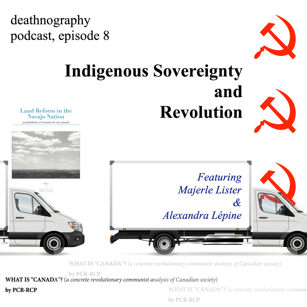 #8. Indigenous Sovereignty & Revolution fr Majerle Lister & Alexandra Lépine - Deathnography Podcast cover