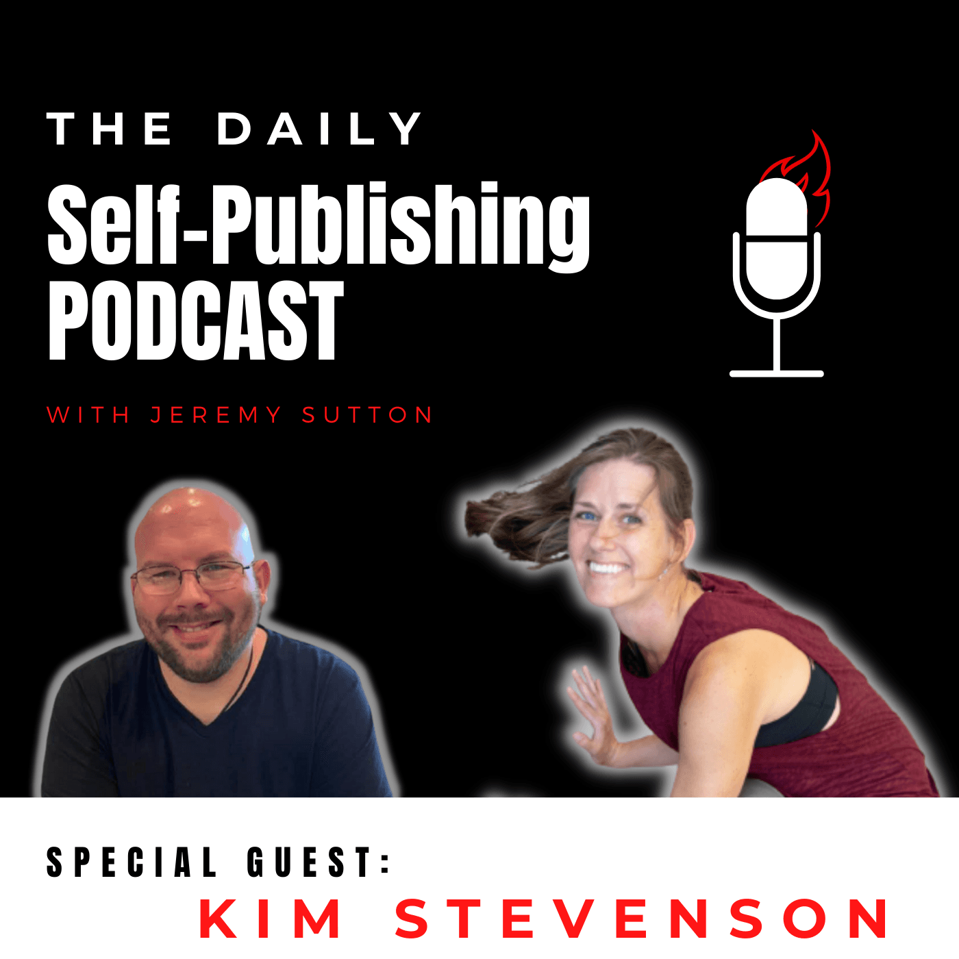 Stretching Yourself to Write Your Book and Put Yourself Out There with Kim Stevenson - The Daily Self-Publishing Podcast cover