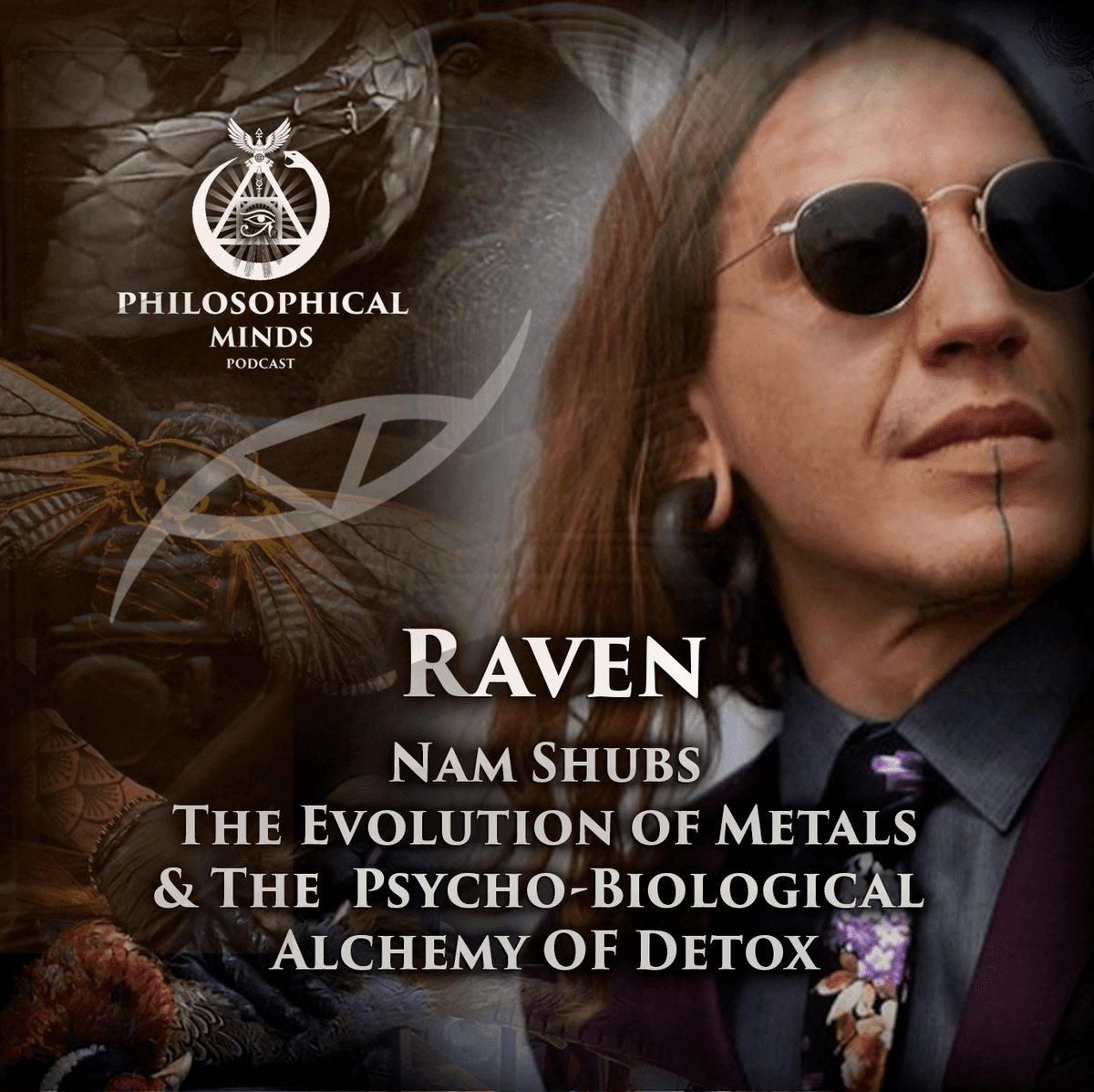 Raven Isreal Ruiz : Nam Shubs, Metallic Evolution  & The Psycho-Biological Alchemy OF Detox - philosophical minds cover