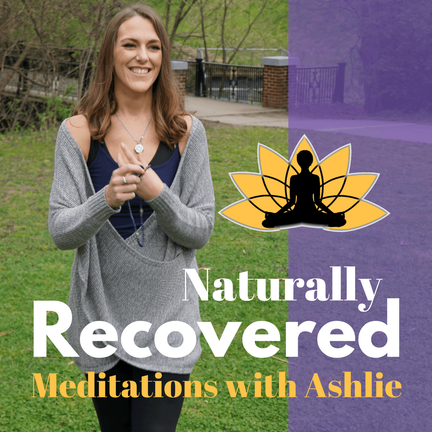 Naturally Recovered - Recovery Based Meditations with Ashlie cover