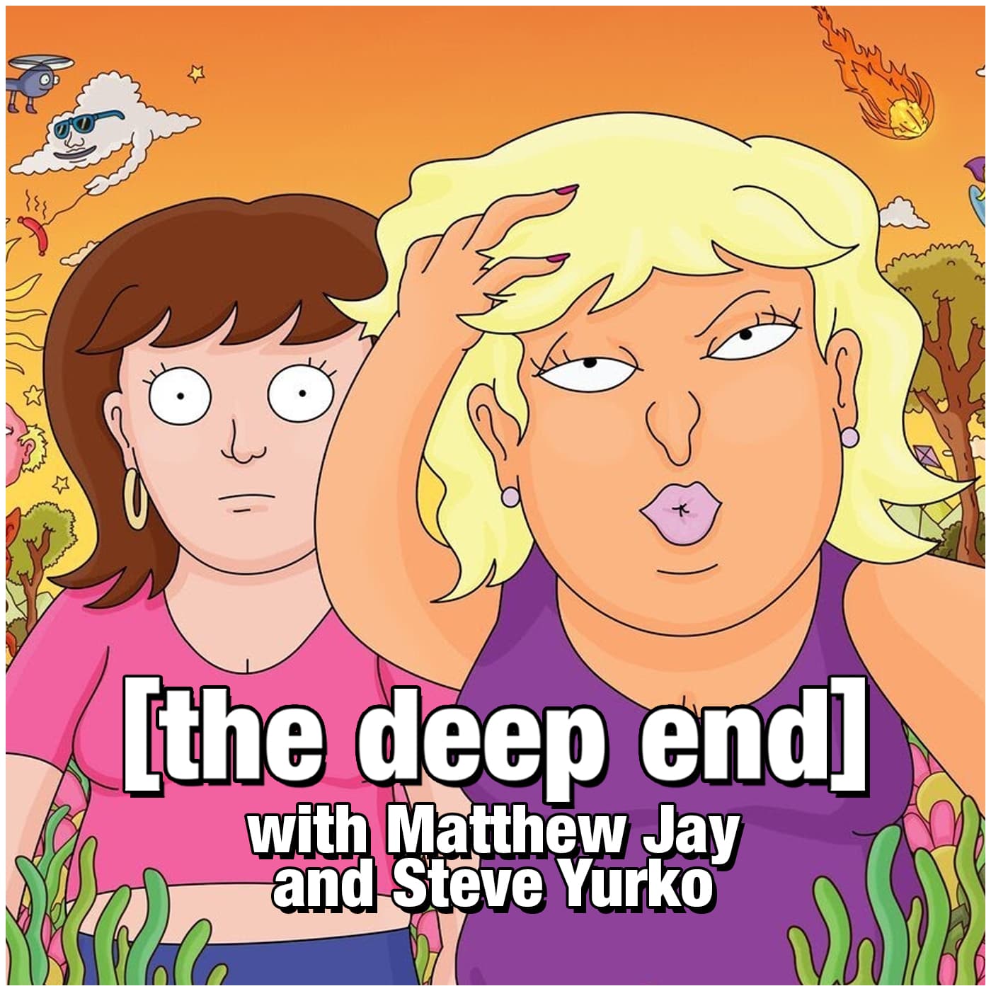 080 Michael Cusack (YOLO: Crystal Fantasy, Smiling Friends, Bushworld Adventures) Interview - [the deep end] cover