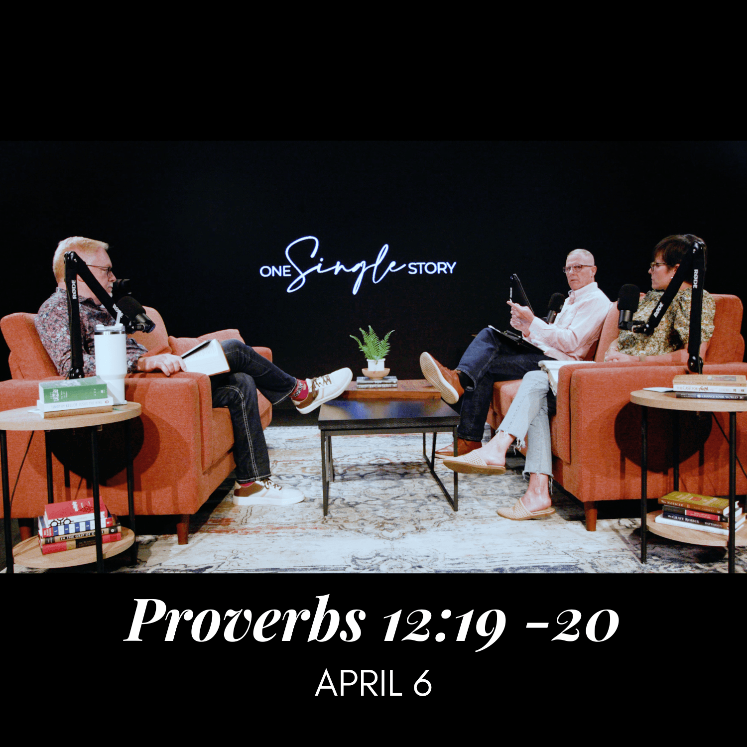 Truth, Lies, and the Peace You Have to Plan For - Proverbs 12:19-20 | April 6, 2026 — One Single Story cover