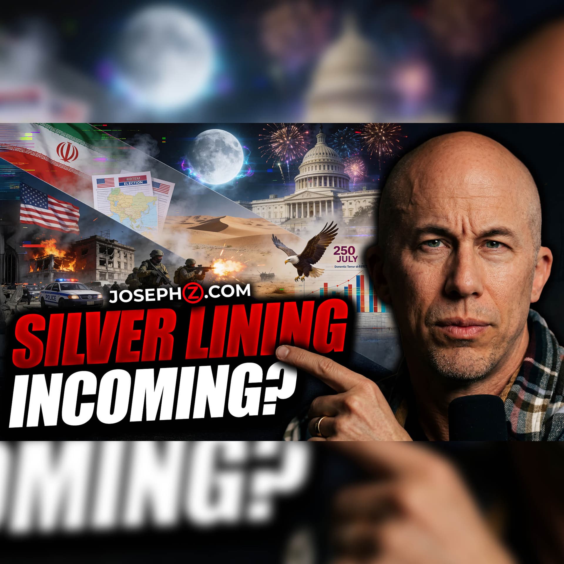 SOMETHING BIG IS ABOUT TO BREAKTHROUGH!! IRAN, The Moon, Midterms—A SILVER LINING INCOMING? - Joseph Z Podcast cover