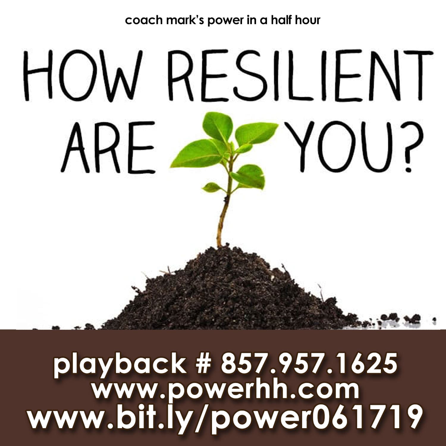 Episode 245: How Resilient are you? - Power In a Half Hour cover