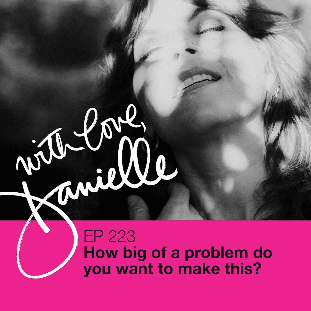 How big of a problem do you want to make this? - WITH LOVE, DANIELLE cover