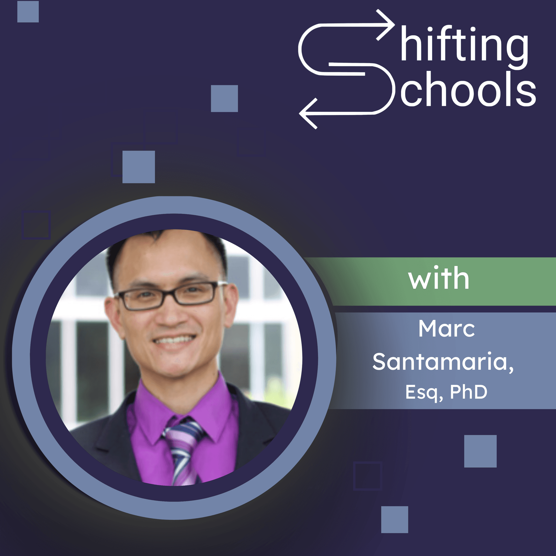 Multilingual Learners and AI: A Mindset Shift with Dr. Marc Santamaria - Shifting Schools: Conversations for K12 Educators cover