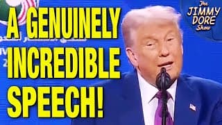 Trump DISMANTLES U.S. NeoCon Foreign Policy With Peace & Tolerance!! - The Jimmy Dore Show cover
