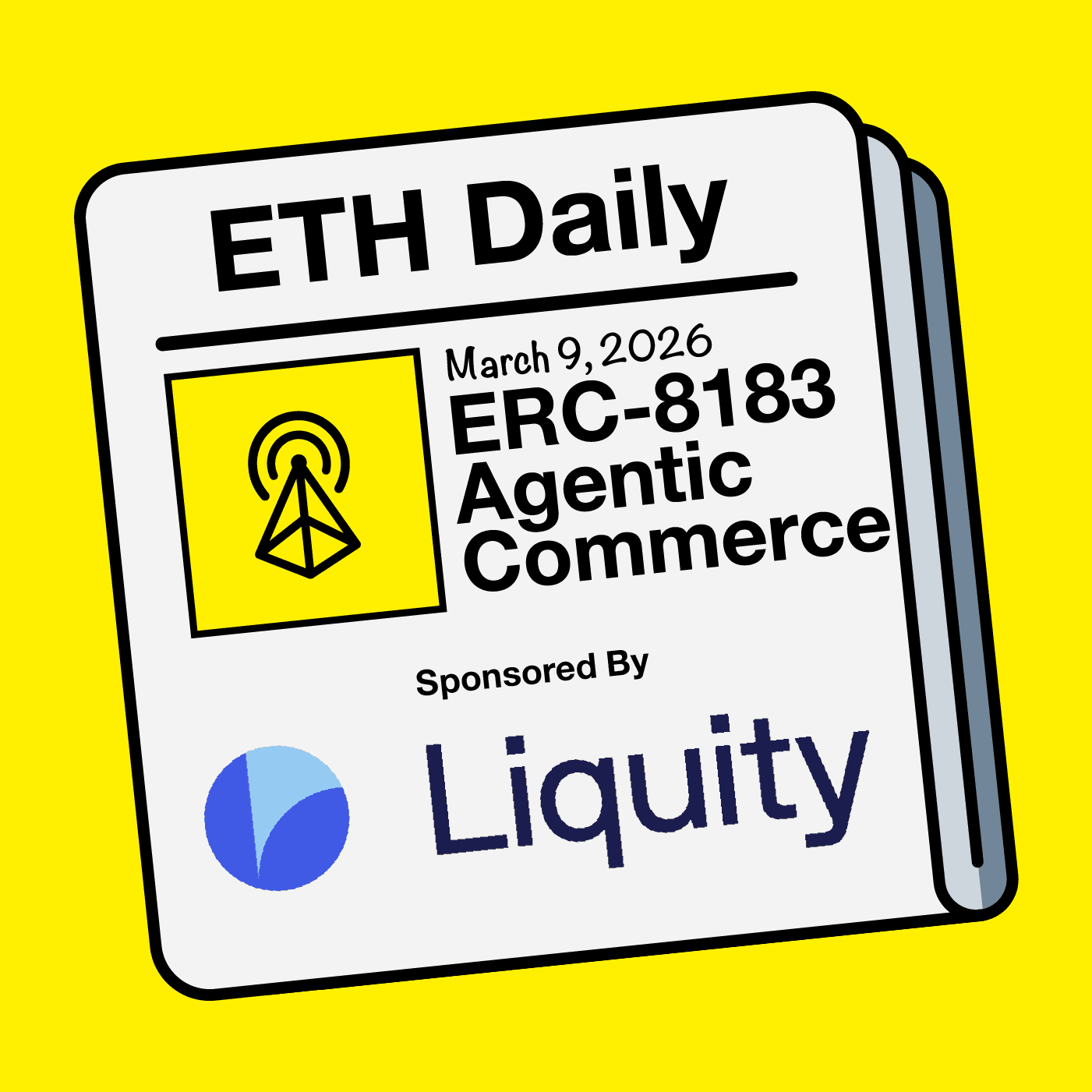 ERC-8183 Agentic Commerce Standard - ETH Daily - Ethereum News Briefing cover