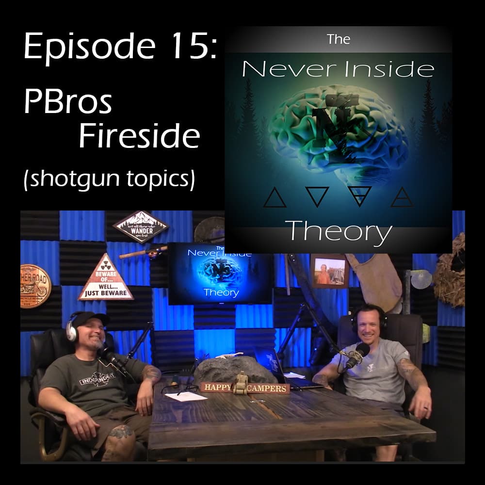 Episode 15 - PBros Fireside (shotgun topics) - The Never Inside Theory cover