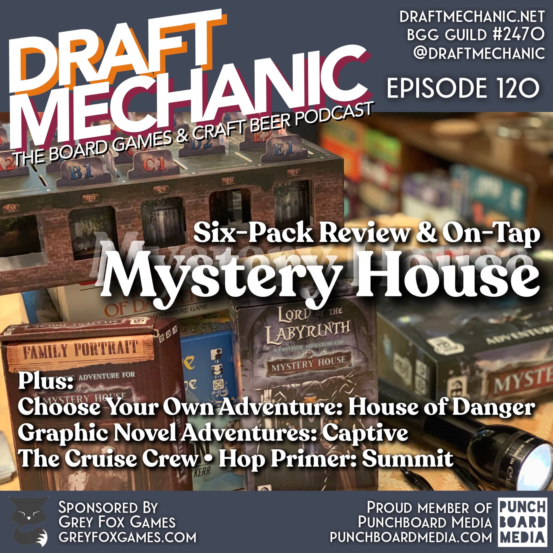 #120: Mystery House — Draft Mechanic cover