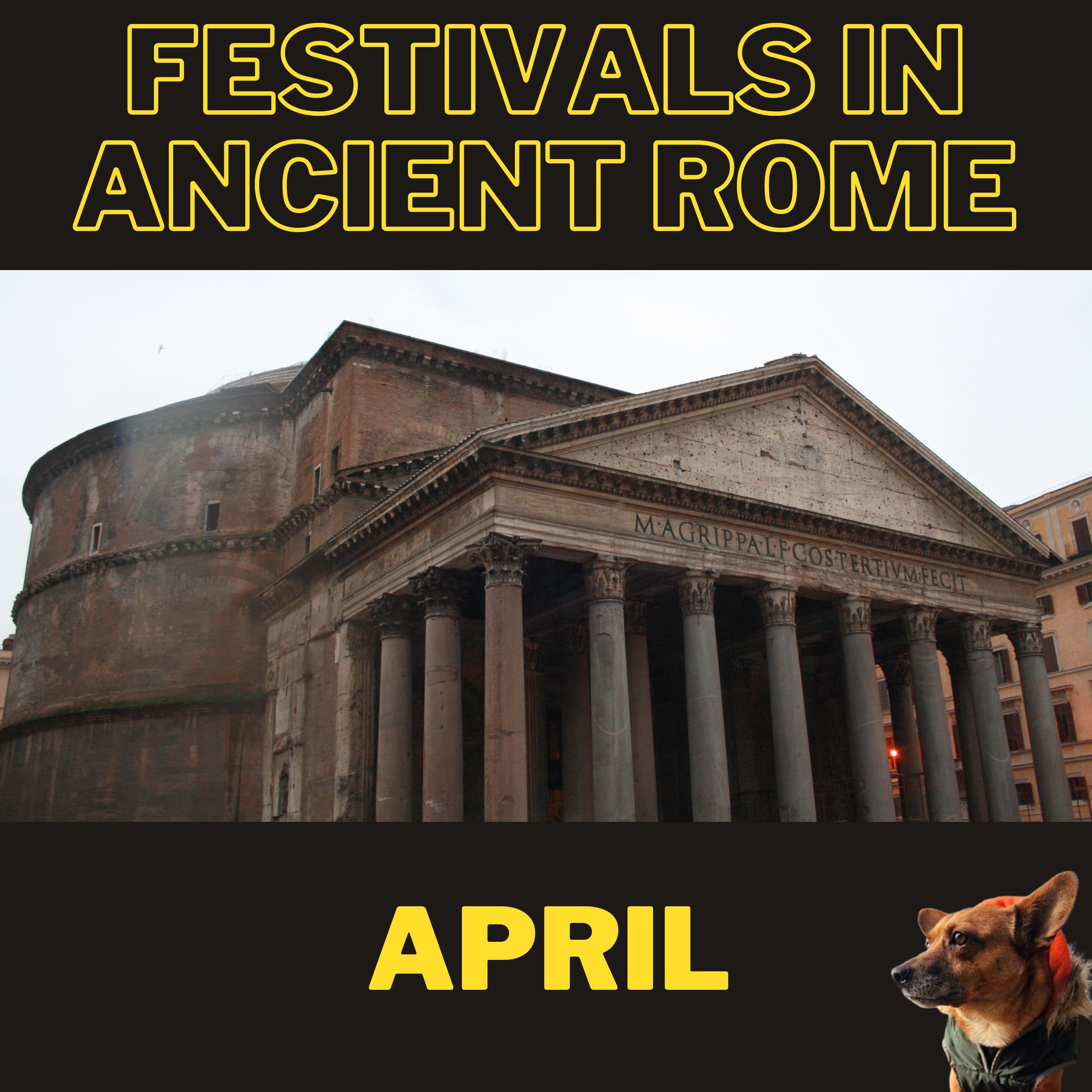 Festivals in ancient Rome: April - Ancient History Hound cover