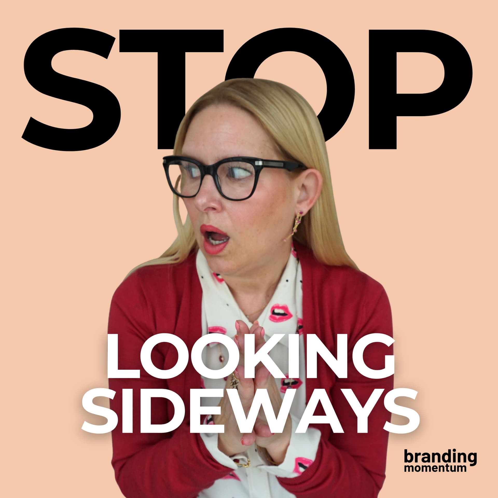 Stop Looking Sideways: Why Most Service Businesses Sound the Same - Branding Momentum with Veronica Di Polo cover