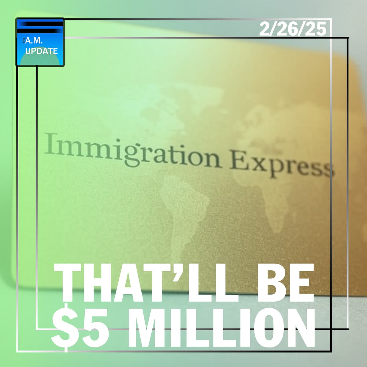 The Powerful Backing of Immigration Express? | I Don't Get Hooters | 2/26/25 - The A.M. Update cover