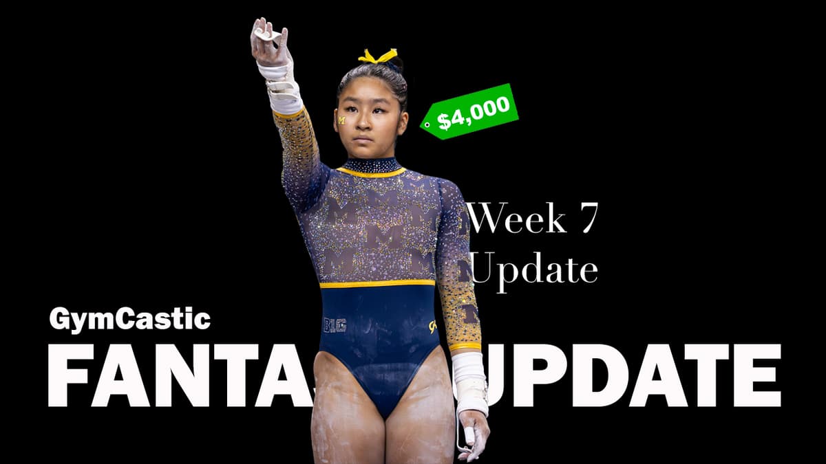 2026 Fantasy Gymnastics Update - NCAA Week 7 - GymCastic: The Gymnastics Podcast cover