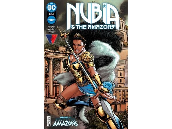 Nubia and the Amazons Writer Stephanie Williams - Graphic Policy Radio cover
