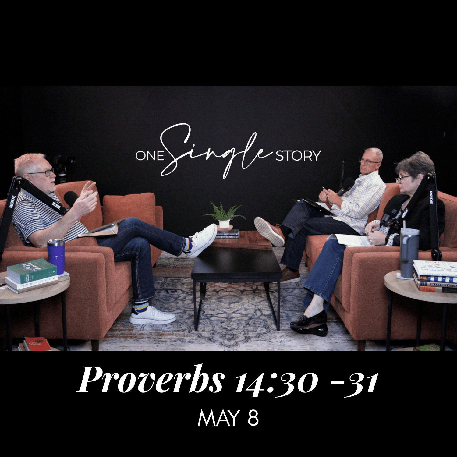Peace, Envy & Caring for the Poor - Proverbs 14:30-31 | May 8, 2026 - One Single Story cover