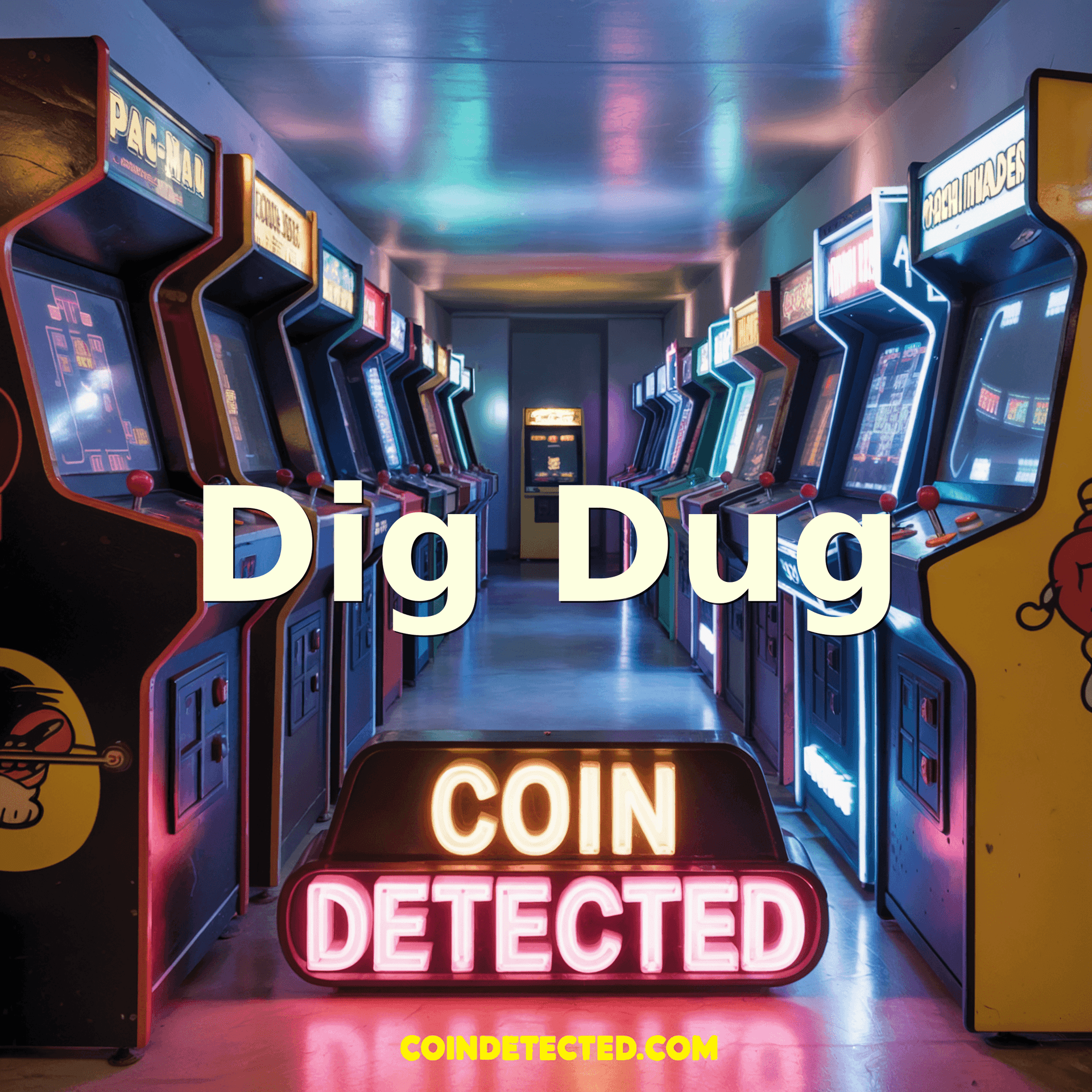 Dig Dug - 1982 - Namco - Coin Detected cover