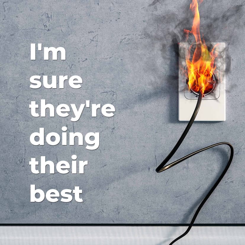 I'm sure they're doing their best cover