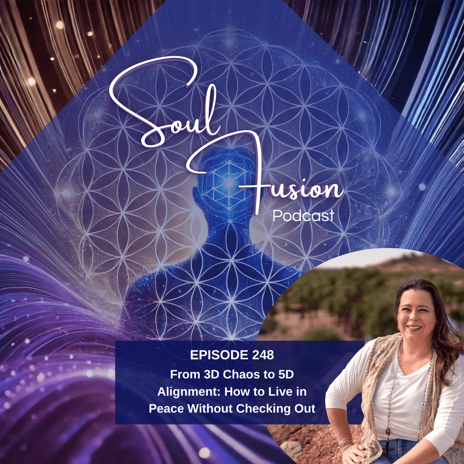 From 3D Chaos to 5D Alignment: How to Live in Peace Without Checking Out - Soul Fusion with Penny Chiasson cover