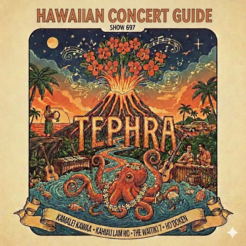 Hawaiian Concert Guide Show 697 - Tephra - Hawaiian Concert Guide cover