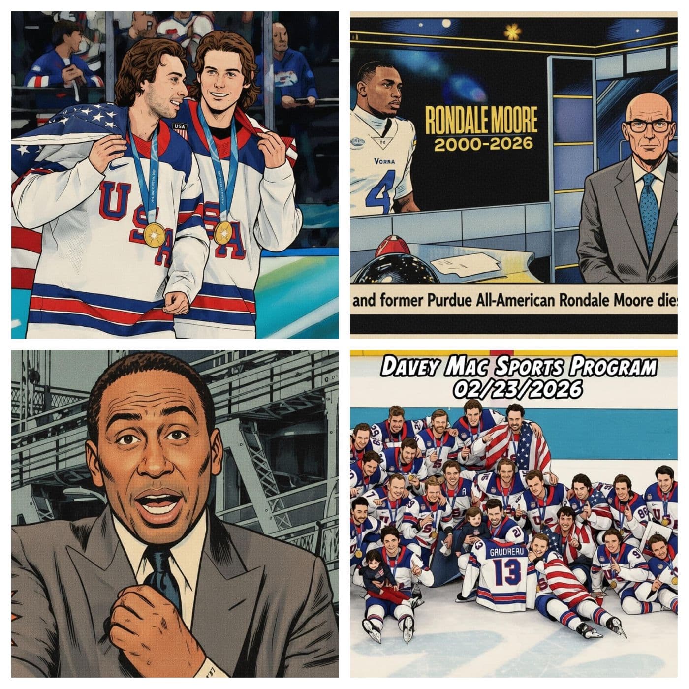 USA Rules, ESPN Drools (02/23/2026) - Davey Mac Sports Program cover