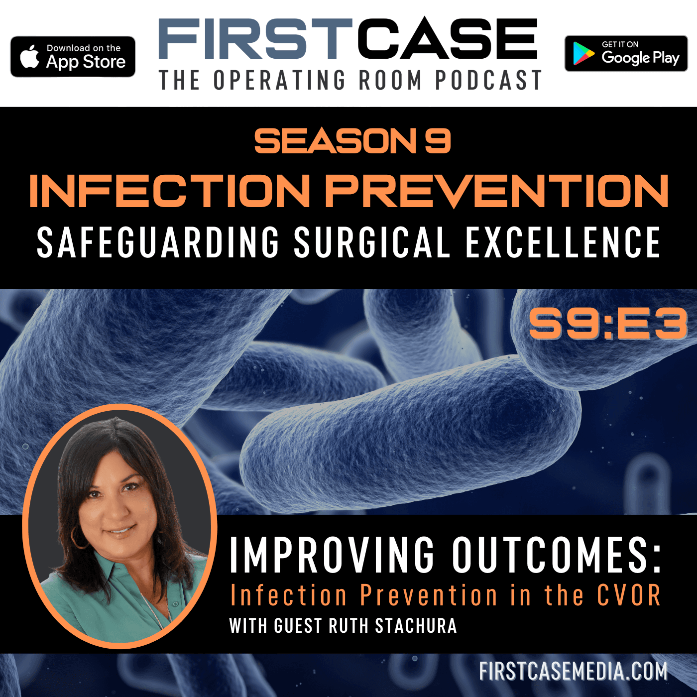 Improving Outcomes: Infection Prevention in the CVOR - First Case Podcast cover