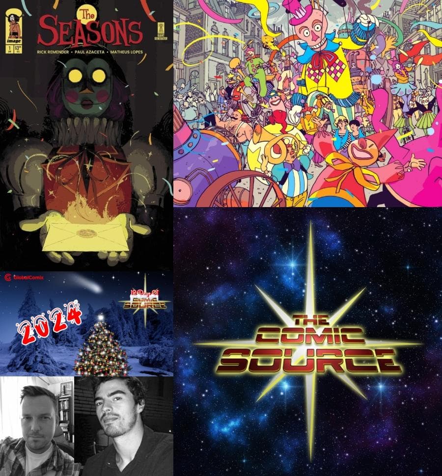 12 Days of The Comic Source 2024: The Seasons with Rick Remender and Paul Azaceta - The Comic Source Podcast cover