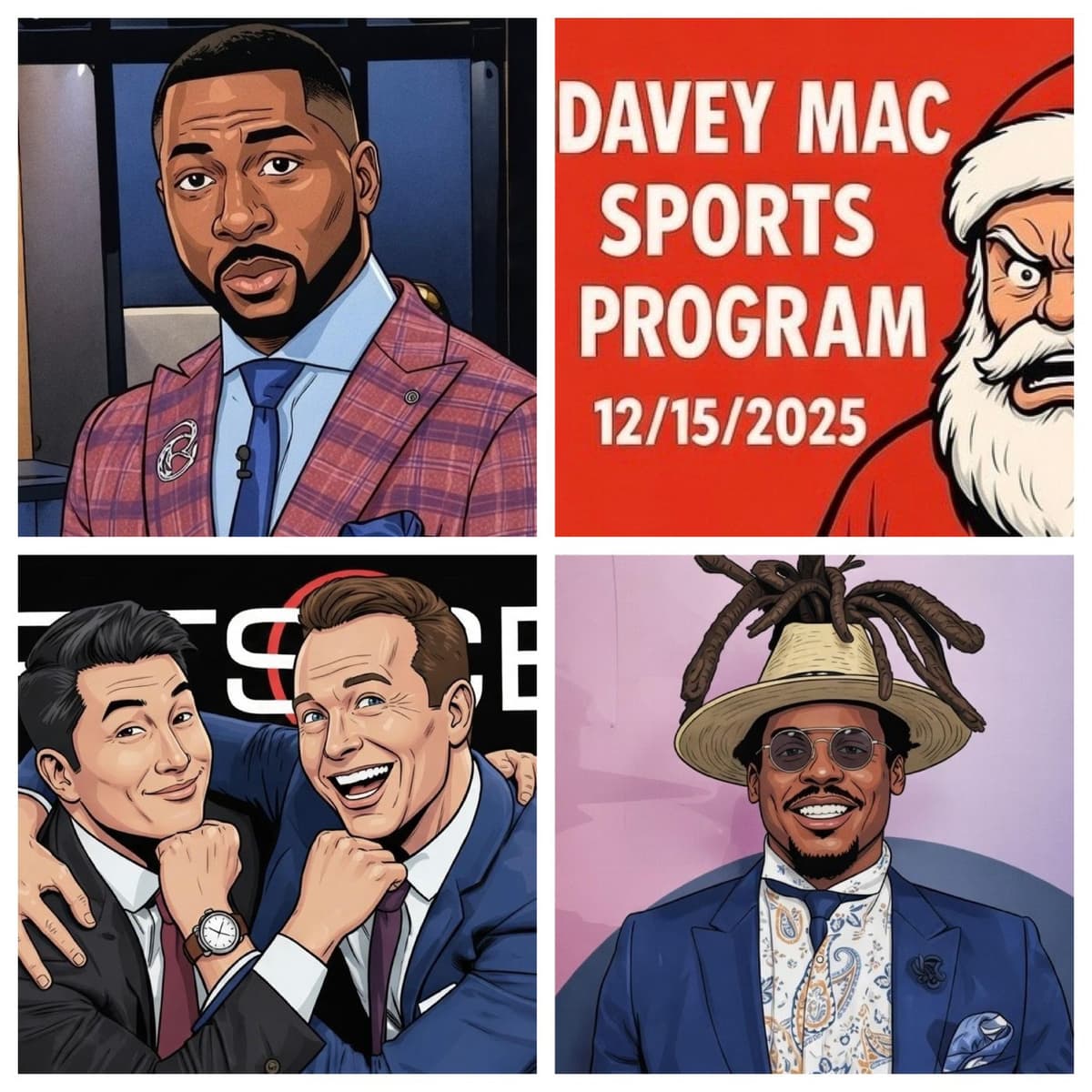 Ryan Clark & ESPN Have Ruined Christmas (12/15/2025) - Davey Mac Sports Program cover