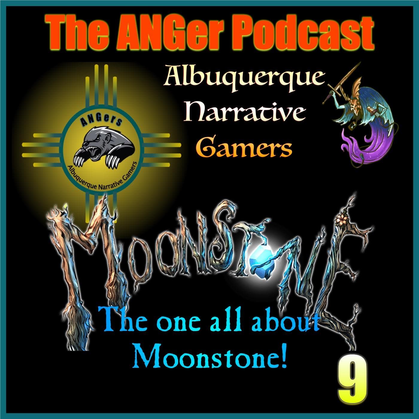 The one about Moonstone - The ANGer Show - Albuquerque Narrative Gamers cover