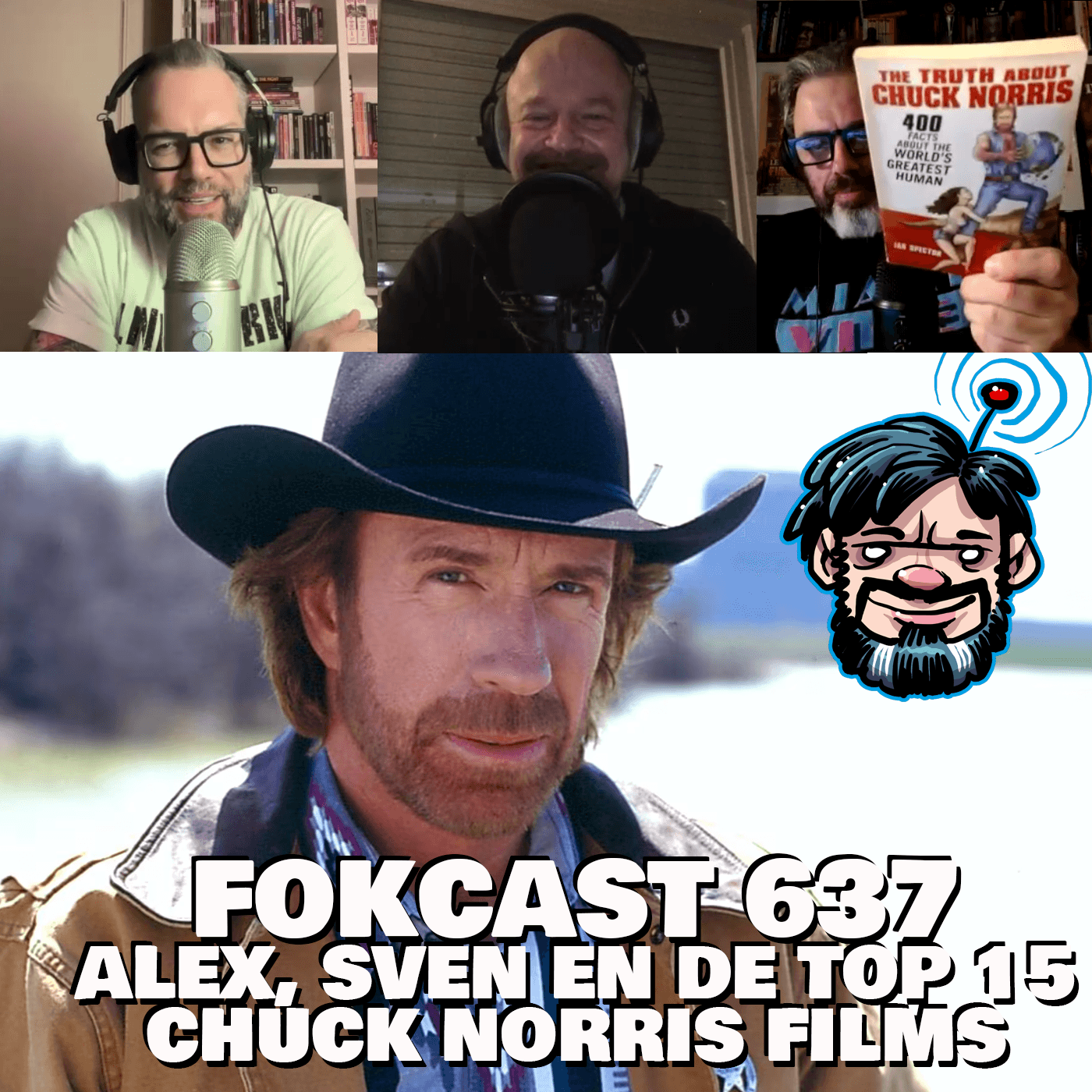 FOKCAST 637: Alex, Sven en de top 15 Chuck Norris films. - FOKCAST cover