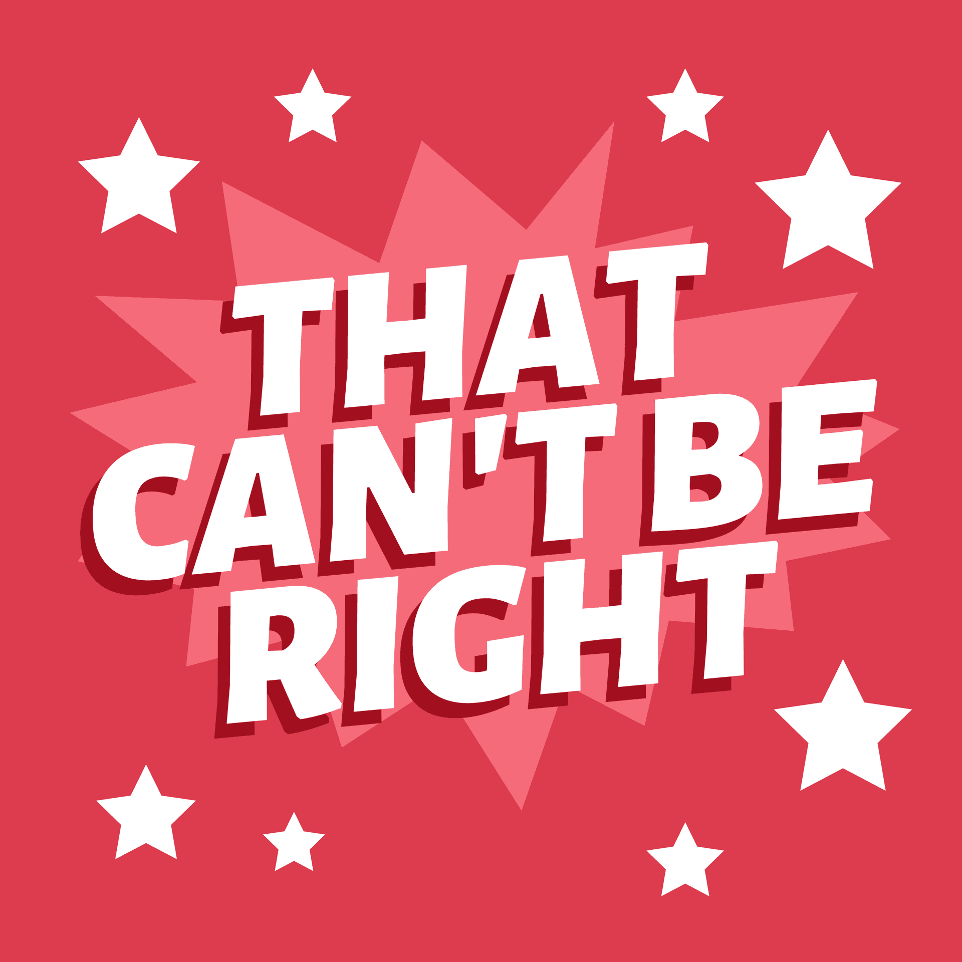 That Can't Be Right cover