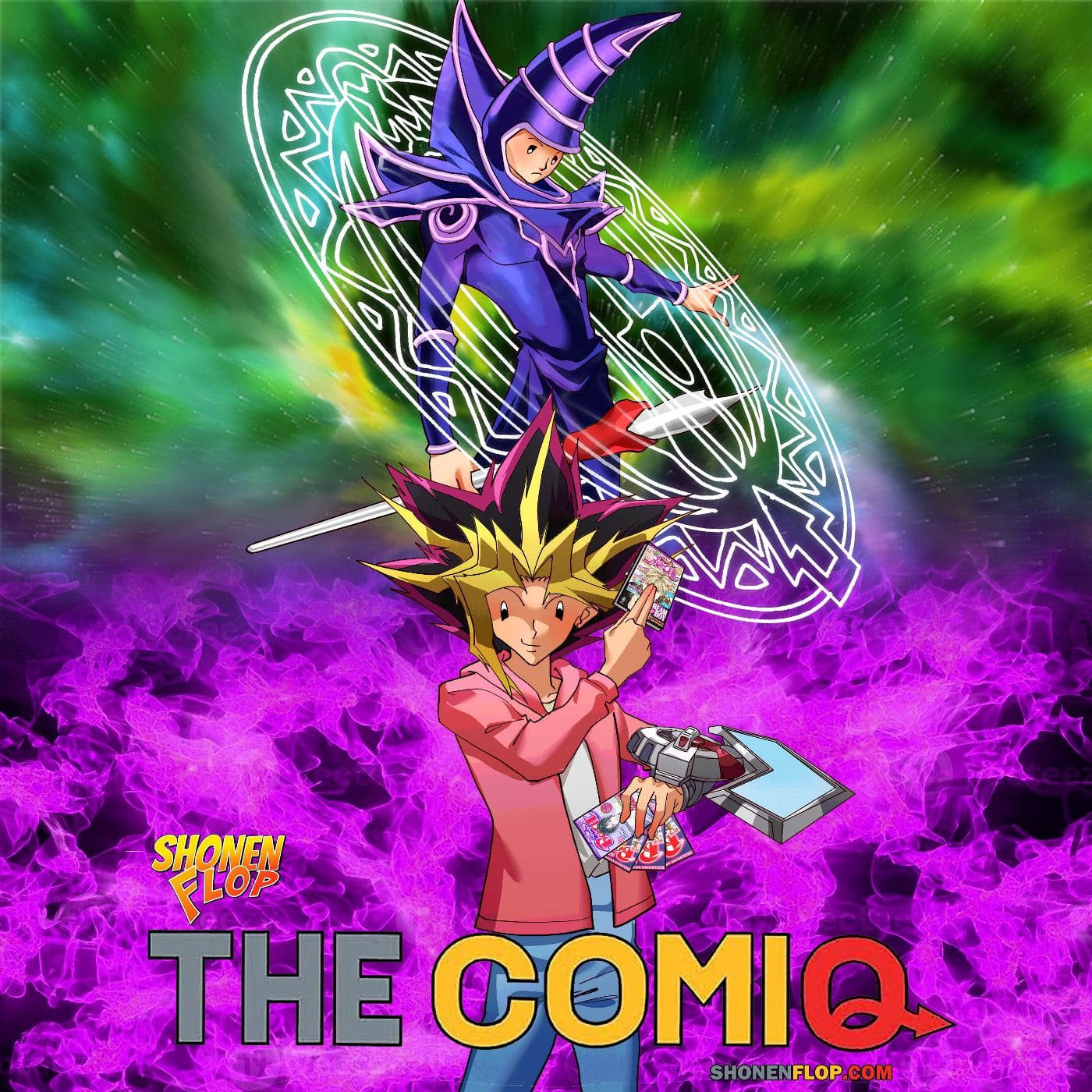 #135 I summon my background artist in attack mode! | The Comiq ft Official Series’ Letterer Sabrina Heep — Shonen Flop cover