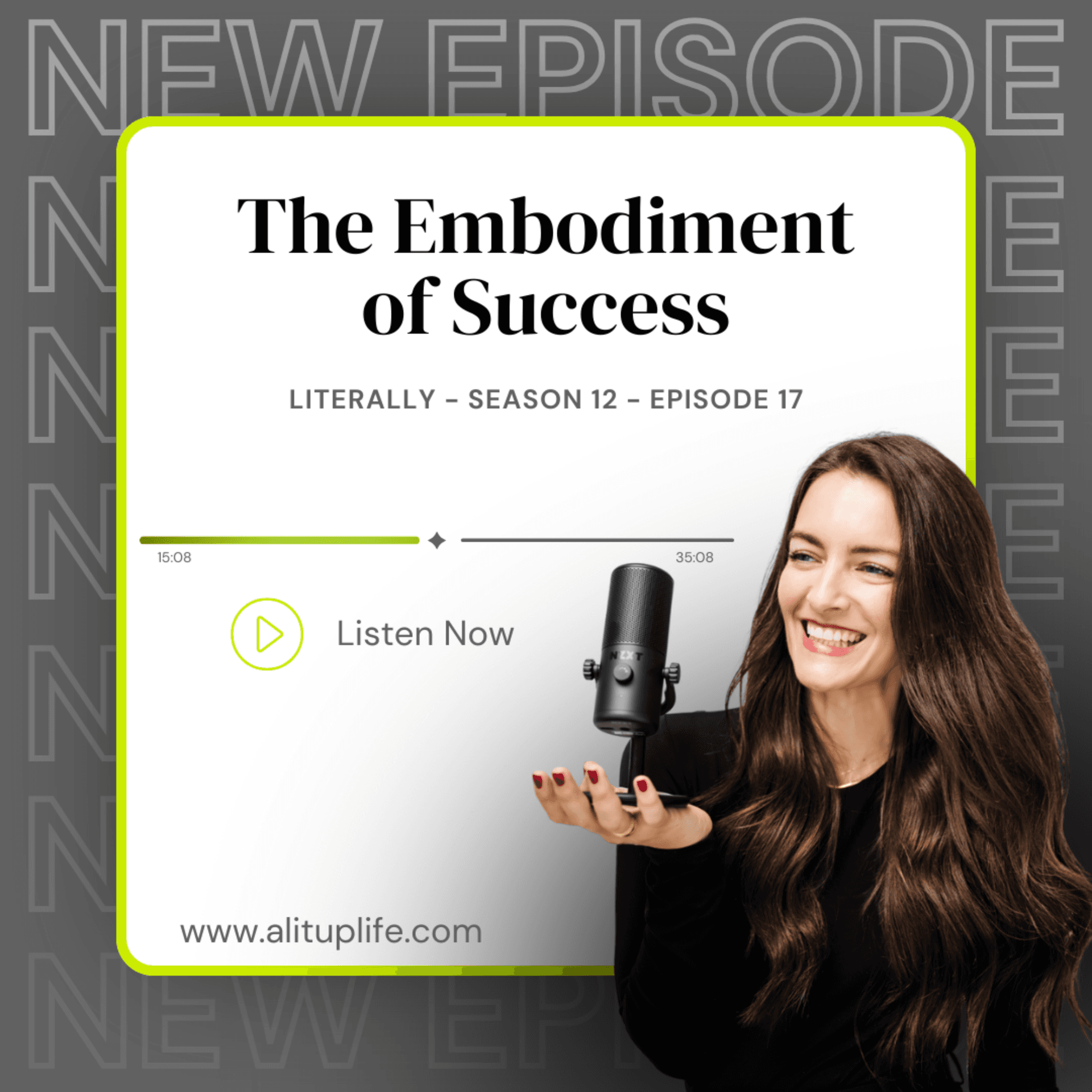 The Embodiment of Success (Close-Up with Lacey) - LITerally cover