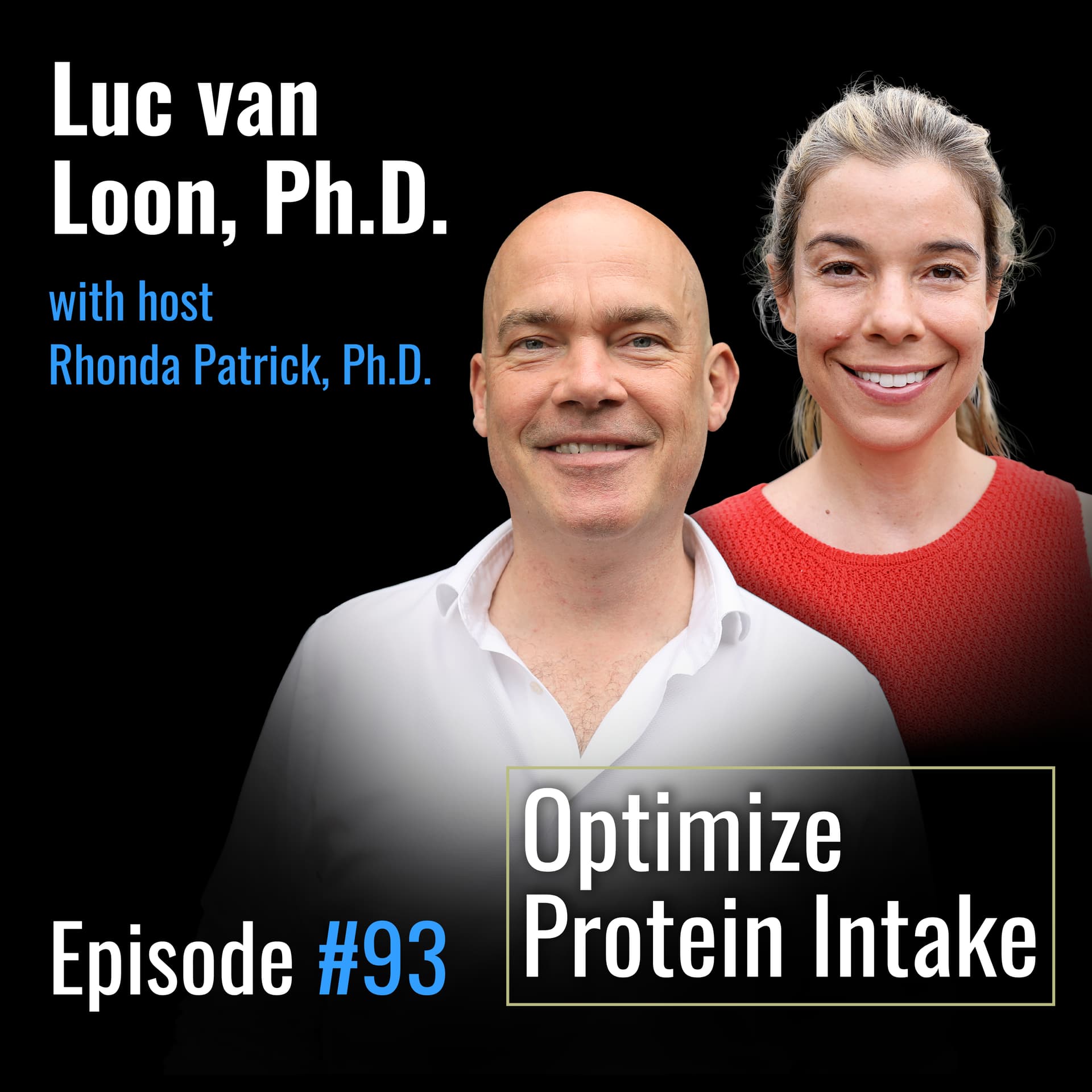 #093 Dr. Luc van Loon: Optimizing Protein Intake & Distribution for Muscle Growth - FoundMyFitness cover