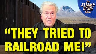Steve Bannon Claims “Huge Victory” After Pleading Guilty In Border Wall Case — The Jimmy Dore Show cover