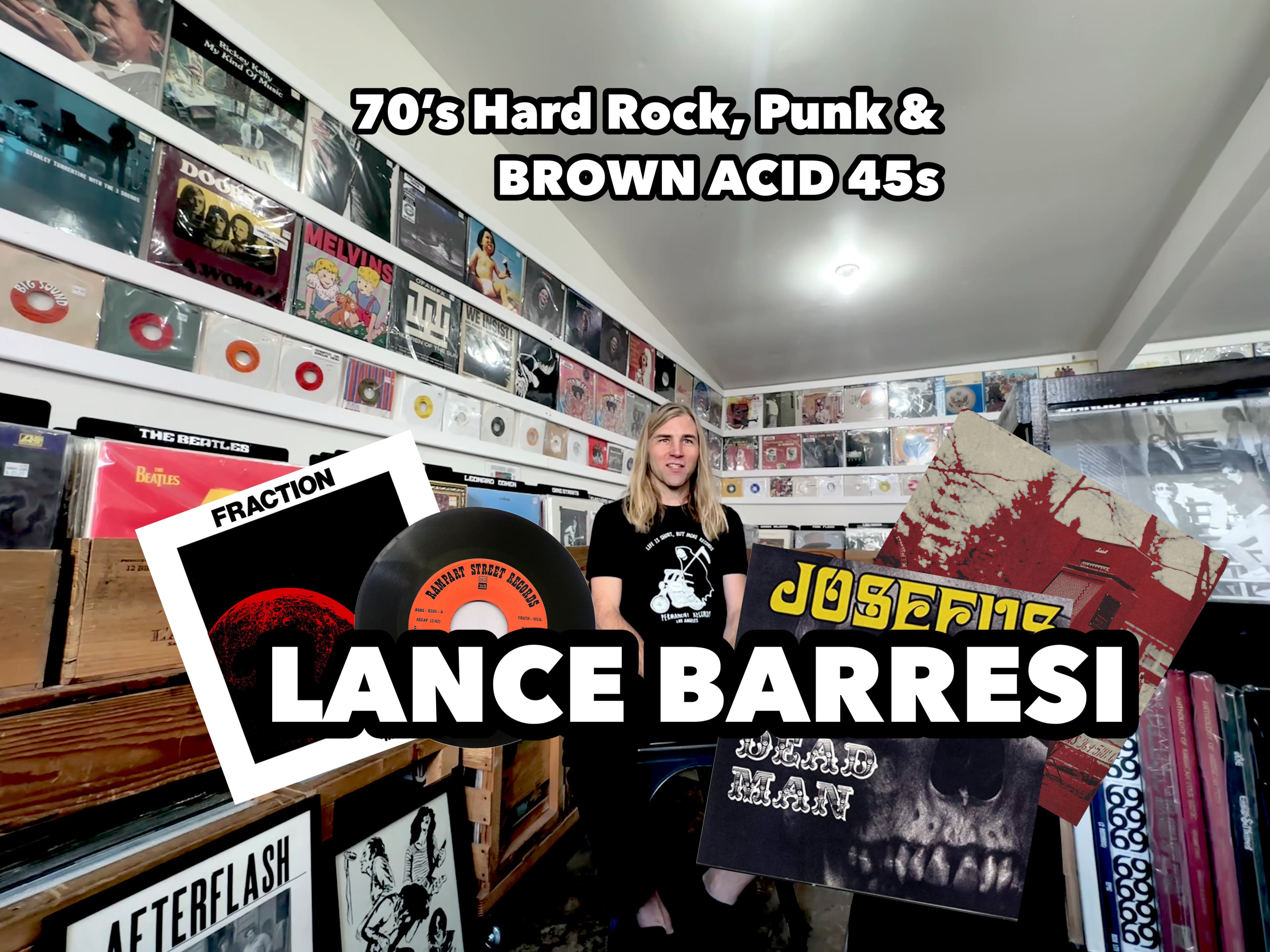 Lance Barresi of Permanent Records & Brown Acid - Vinyl Biography cover